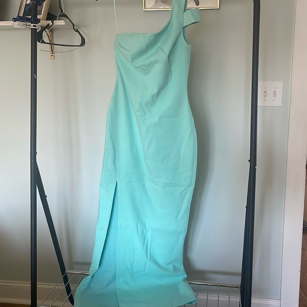 Likely prom or bridesmaid dress